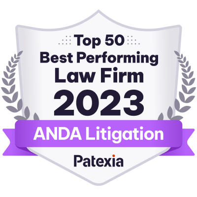 Top 50 Best Performing Law Firm 2023 ANDA Litigation Patexia Badge - Carlson Caspers Top 50 Best Performing Law Firm 2023 ANDA Litigation Patexia Badge - Carlson Caspers